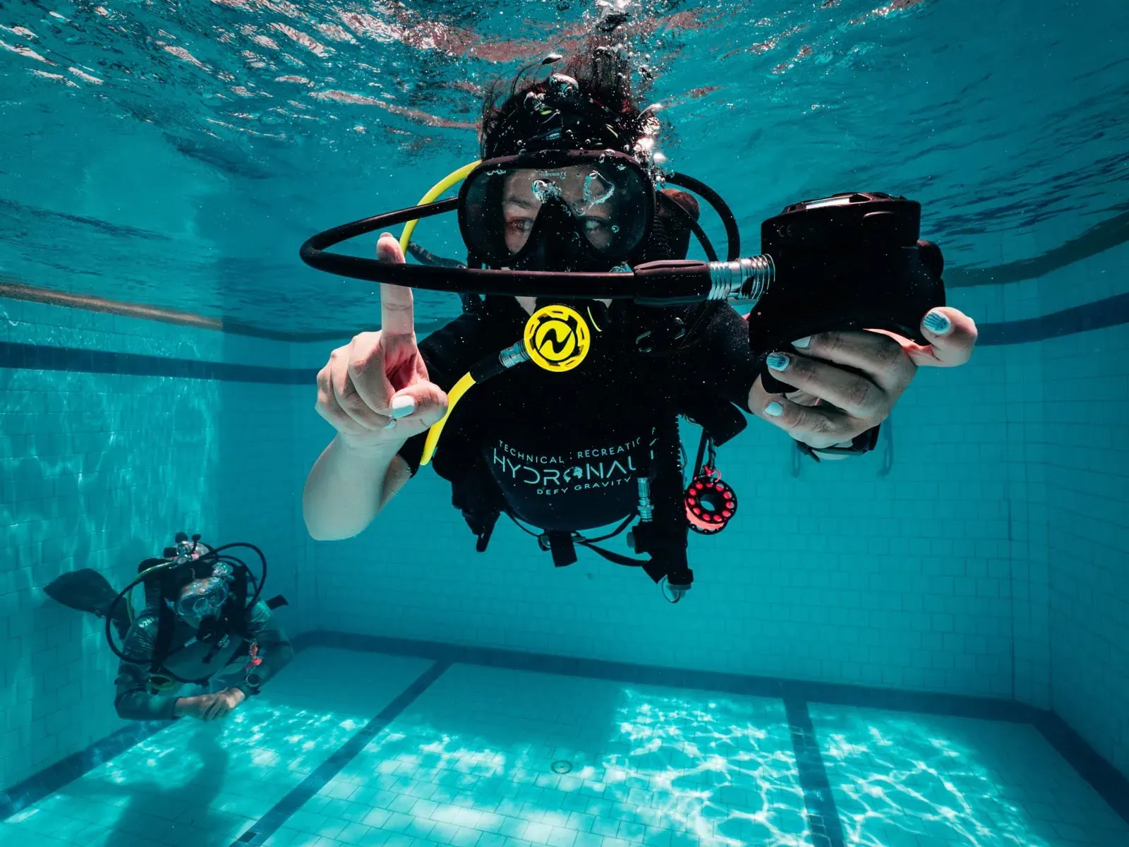 Divemaster course skill practice hydronauts koh tao